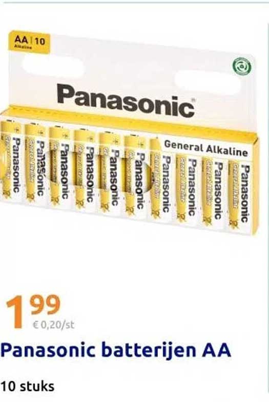 Panasonic batterijen AA