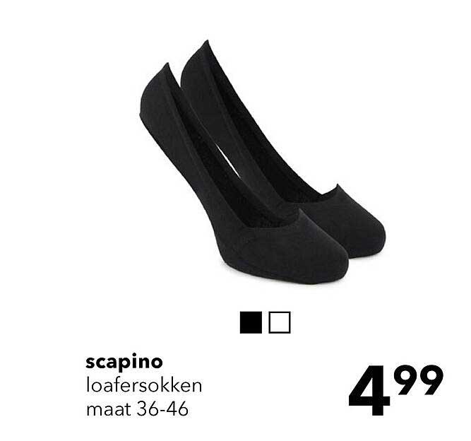 scapino loafersokken maat 36-46