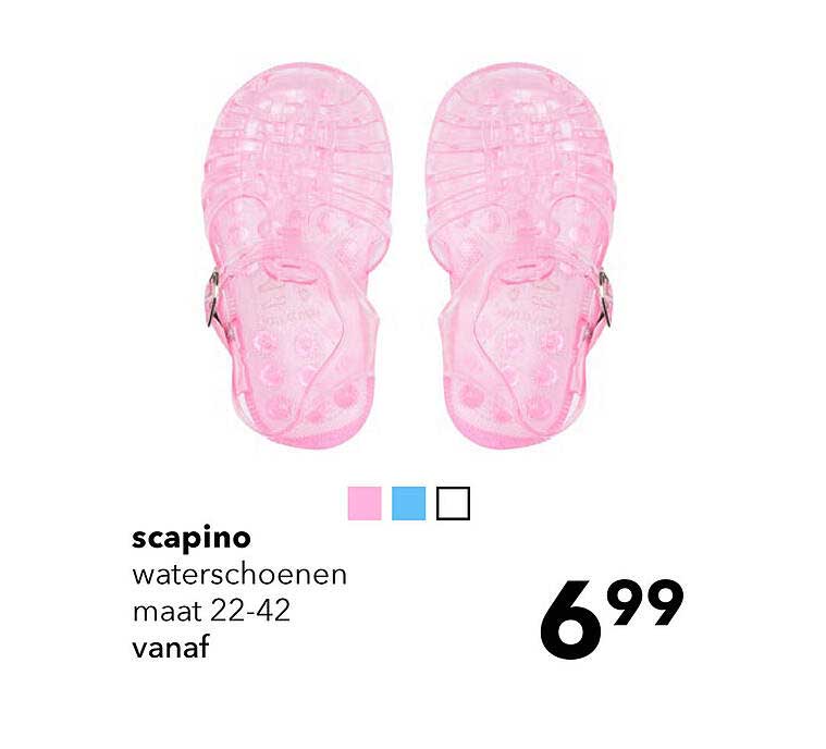 scapino waterschoenen maat 22-42