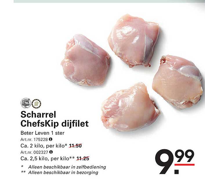 Scharrel ChefsKip dijfilet