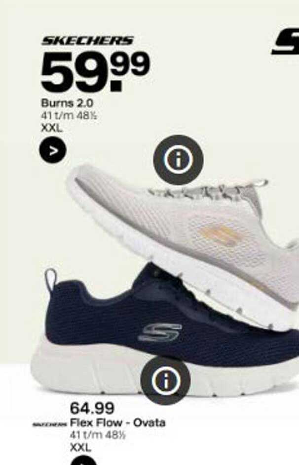 SKECHERS - Burns 2.0 en Flex Flow - Ovata