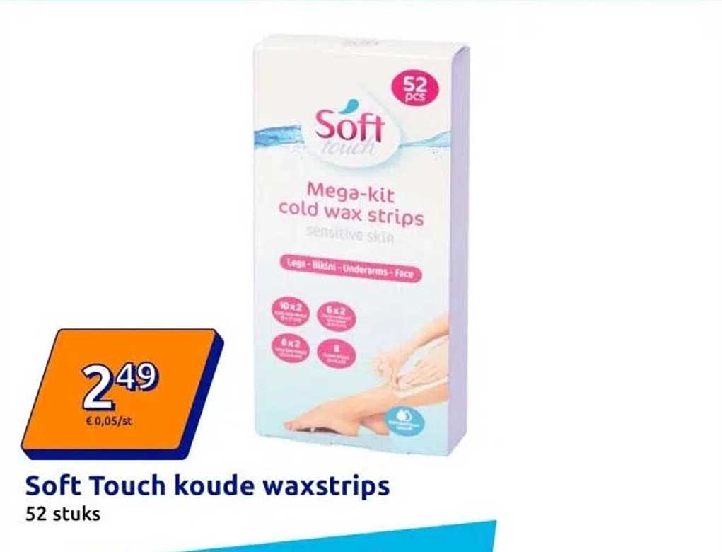 Soft Touch koude waxstrip 52 stuks
