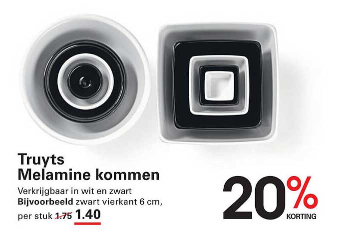 Truyts Melamine kommen