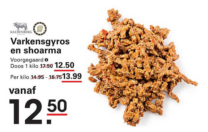 Varkensgyros en shoarma