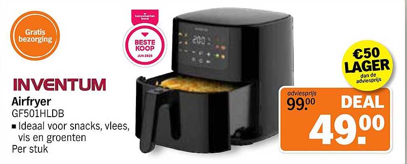 INVENTUM Airfryer GF501HLDB