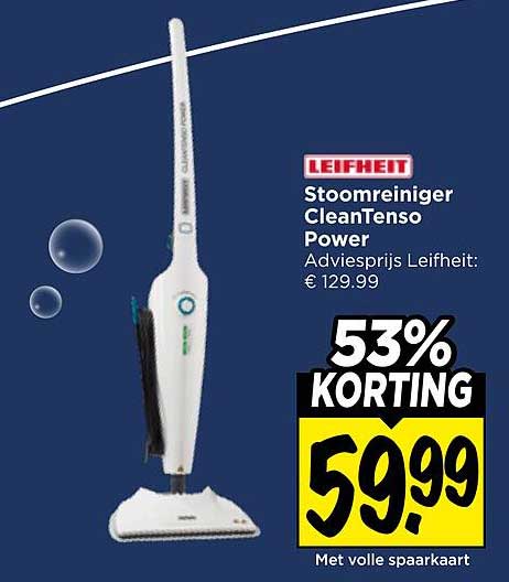 Leifheit Stoomreiniger CleanTenso Power 53% KORTING