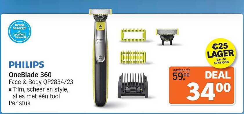 PHILIPS OneBlade 360 Face & Body QP2834/23