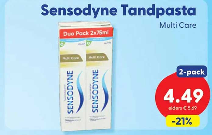 Sensodyne Tandpasta Multi Care 2-pack