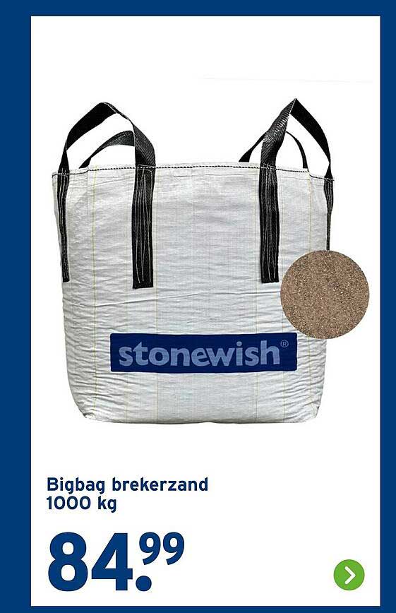 Bigbag brekerzand 1000 kg