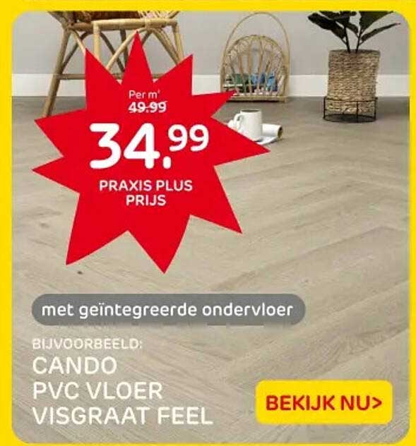 CANDO PVC VLOER VISGRAAT FEEL