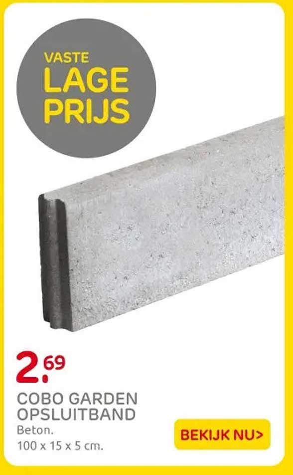 COBO GARDEN OPSLUITBAND