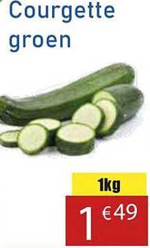 Courgette groen