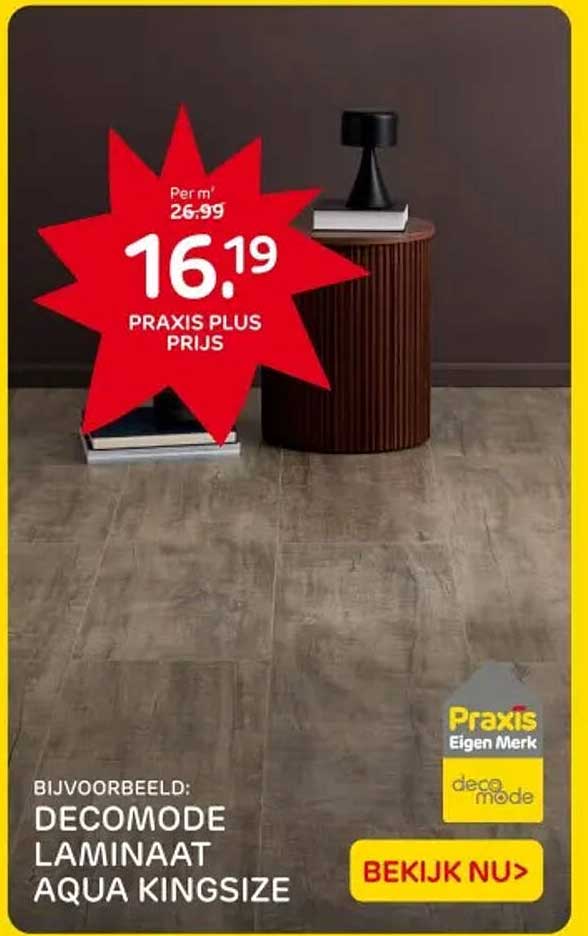 DECOMODE LAMINAAT AQUA KINGSIZE