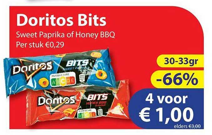 Doritos Bits Sweet Paprika of Honey BBQ