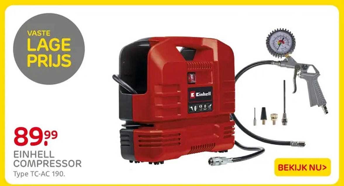 EINHELL COMPRESSOR Type TC-AC 190