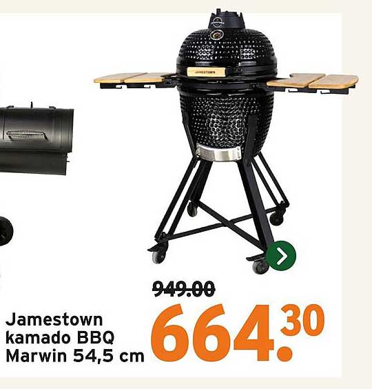 Jamestown kamado BBQ Marwin 54,5 cm