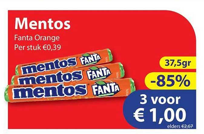 Mentos Fanta Orange