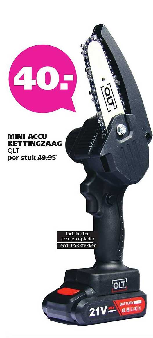 MINI ACCU KETTINGZAAG QLT