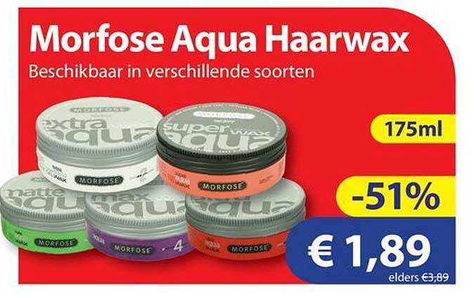 Morfose Aqua Haarwax
