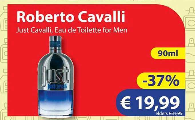 Roberto Cavalli Just Cavalli, Eau de Toilette for Men 90ml