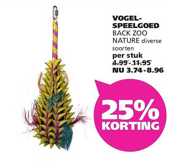 VOGEL-SPEELGOED BACK ZOO NATURE diverse soorten