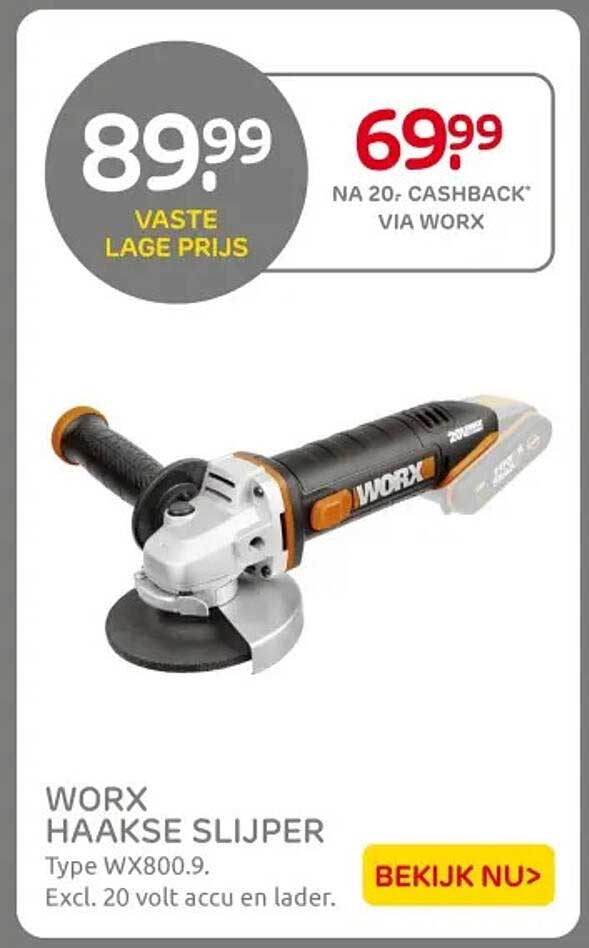 WORX HAAKSE SLIJPER Type WX800.9