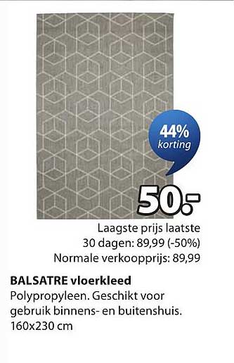 BALSATRE vloerkleed