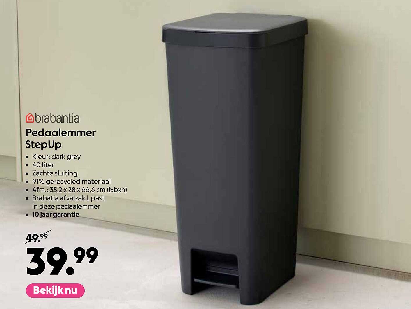 brabantia Pedaalemmer StepUp