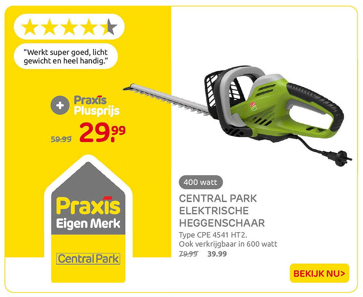 Central Park elektrische heggenschaar