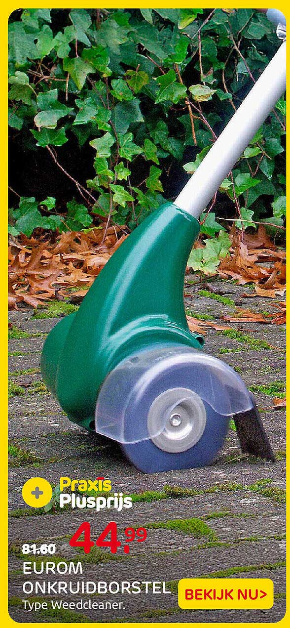 EUROM ONKRUIDBORSTEL Type Weedcleaner.