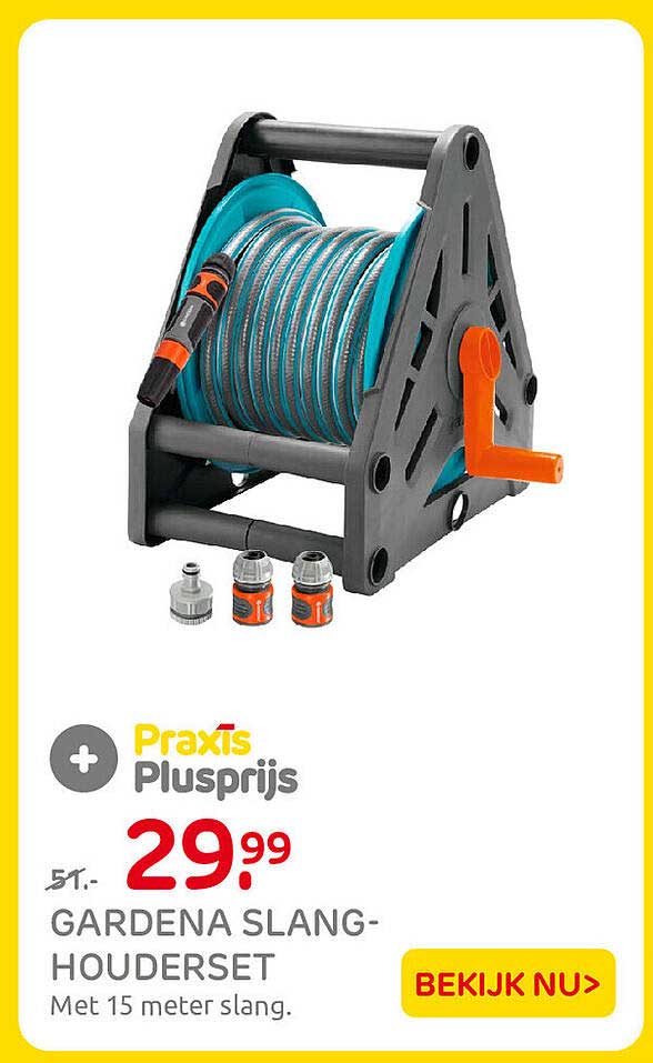 GARDENA SLANGHOUDERSET Met 15 meter slang. Praxis Plusprijs BEKIJK NU>