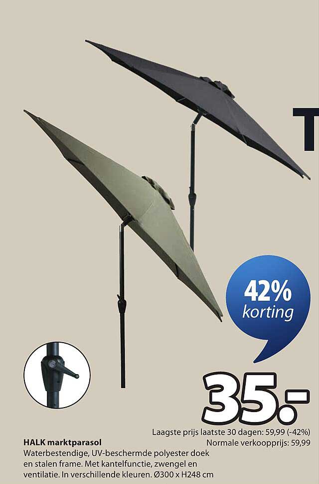 HALK marktparasol