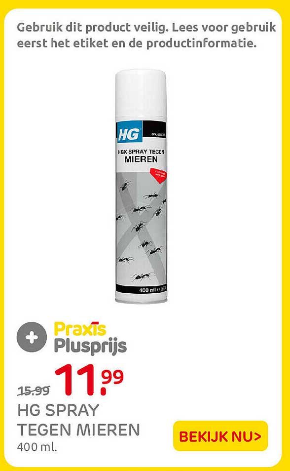 HG SPRAY TEGEN MIEREN
