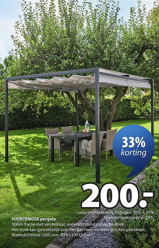 HJORTEMOSE pergola