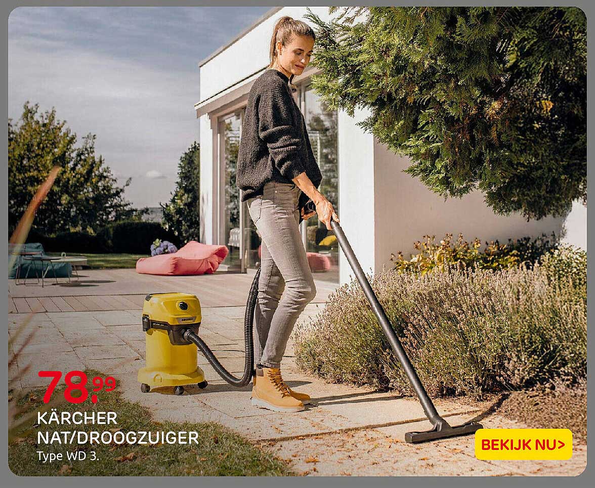 KÄRCHER NAT/DROOGZUIGER Type WD 3.