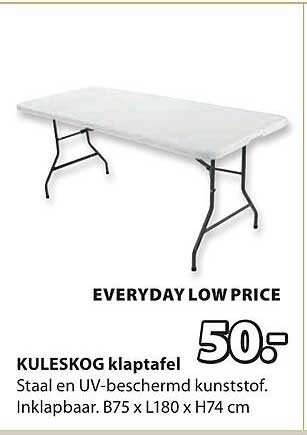 KULESKOG klaptafel