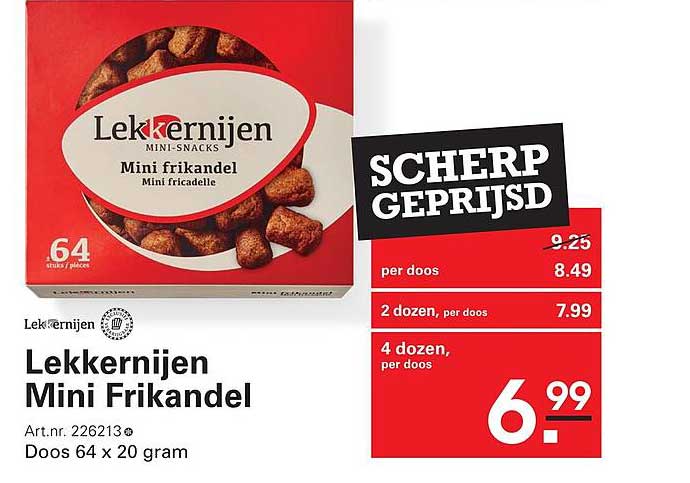 Lekkernijen Mini Frikandel