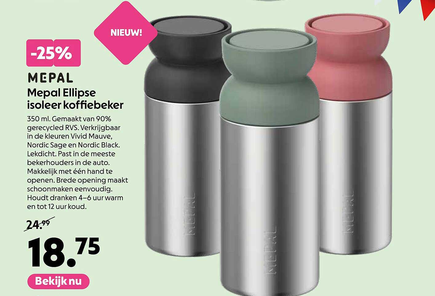 Mepal Ellipse isoleer koffiebeker