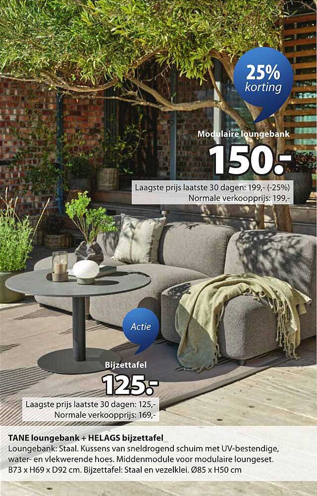 Modulaire loungebank