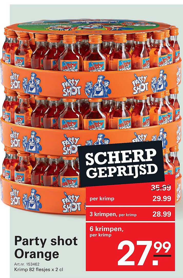 Party shot Orange