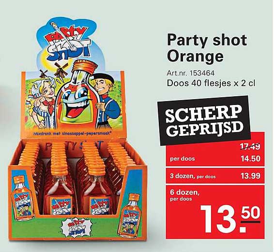 Party shot Orange