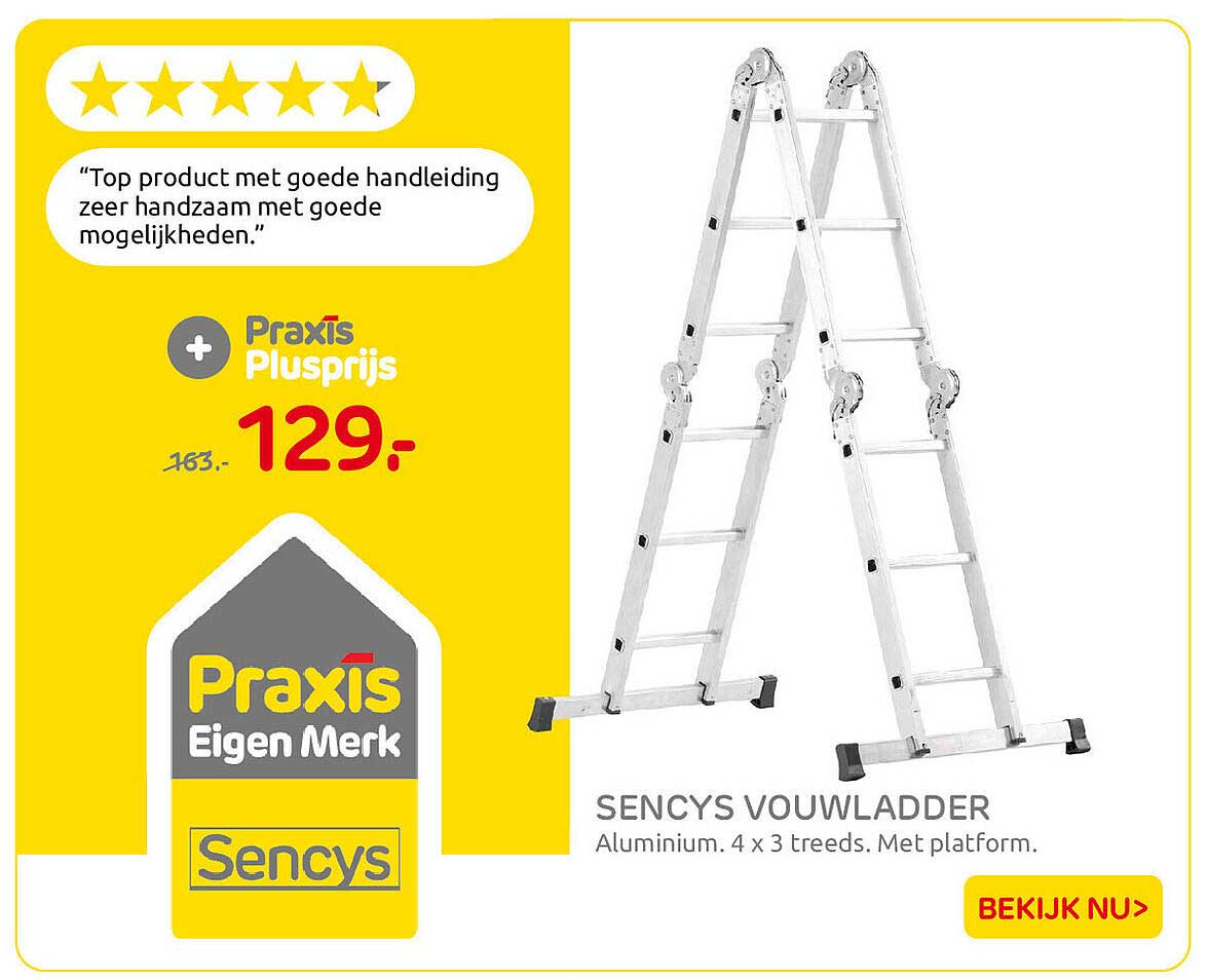 SENCYS VOUWLADDER