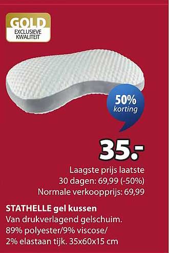 STATHELLE gel kussen 50% korting