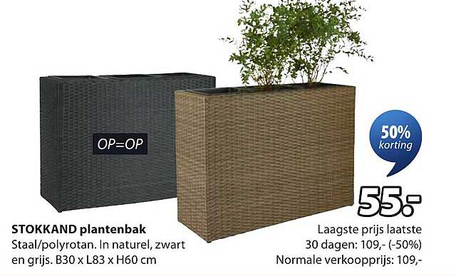 STOKKAND plantenbak
