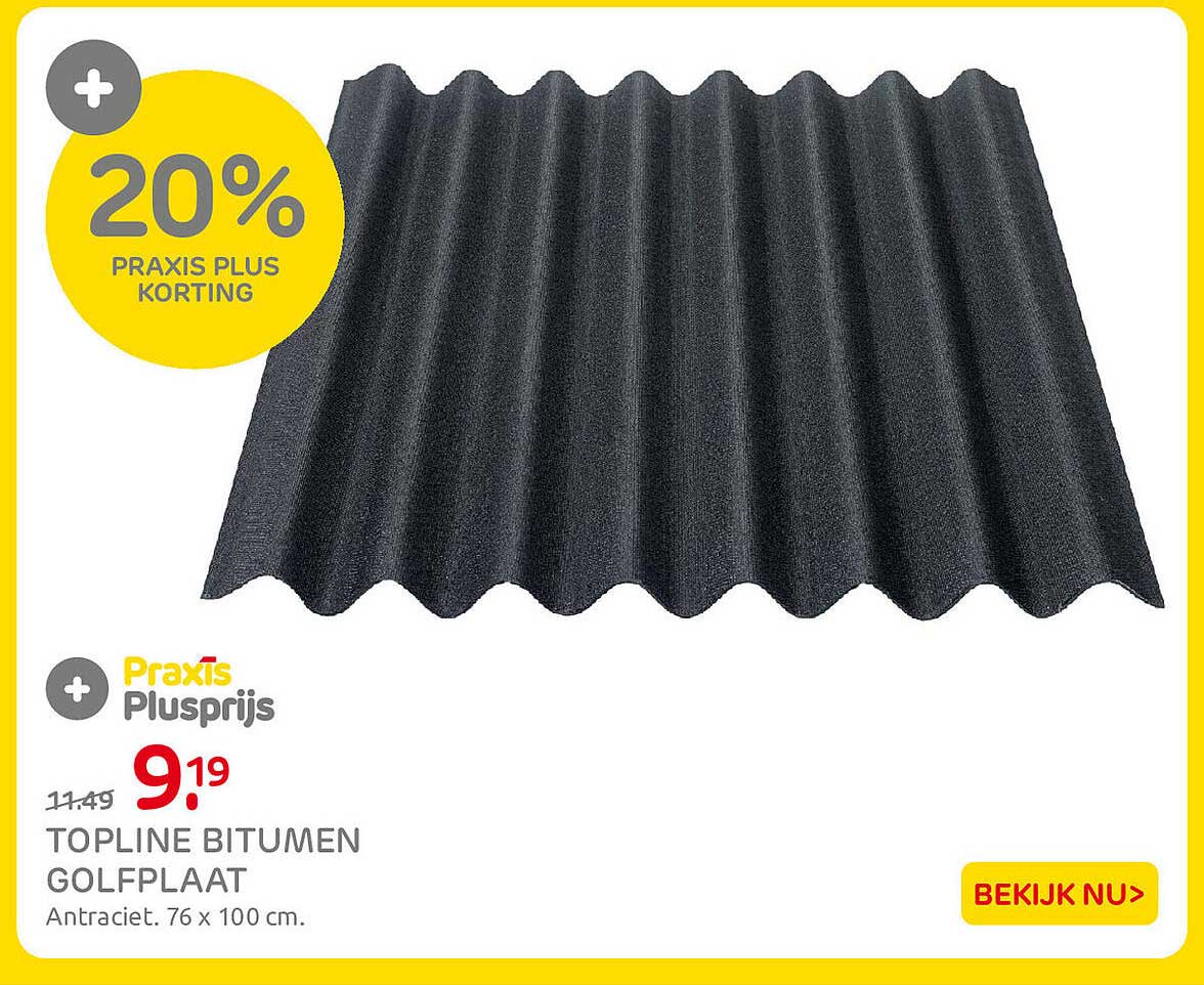 TOPLINE BITUMEN GOLFPLAAT