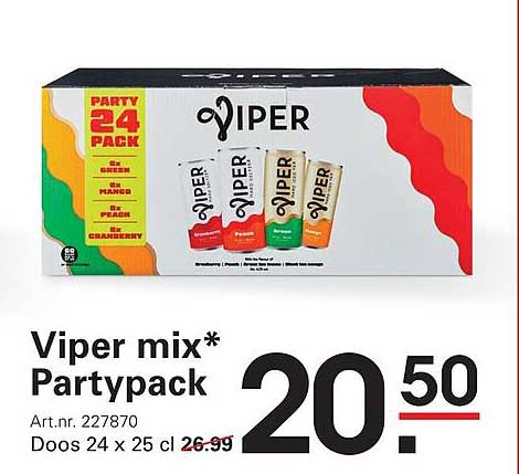 Viper mix* Partypack