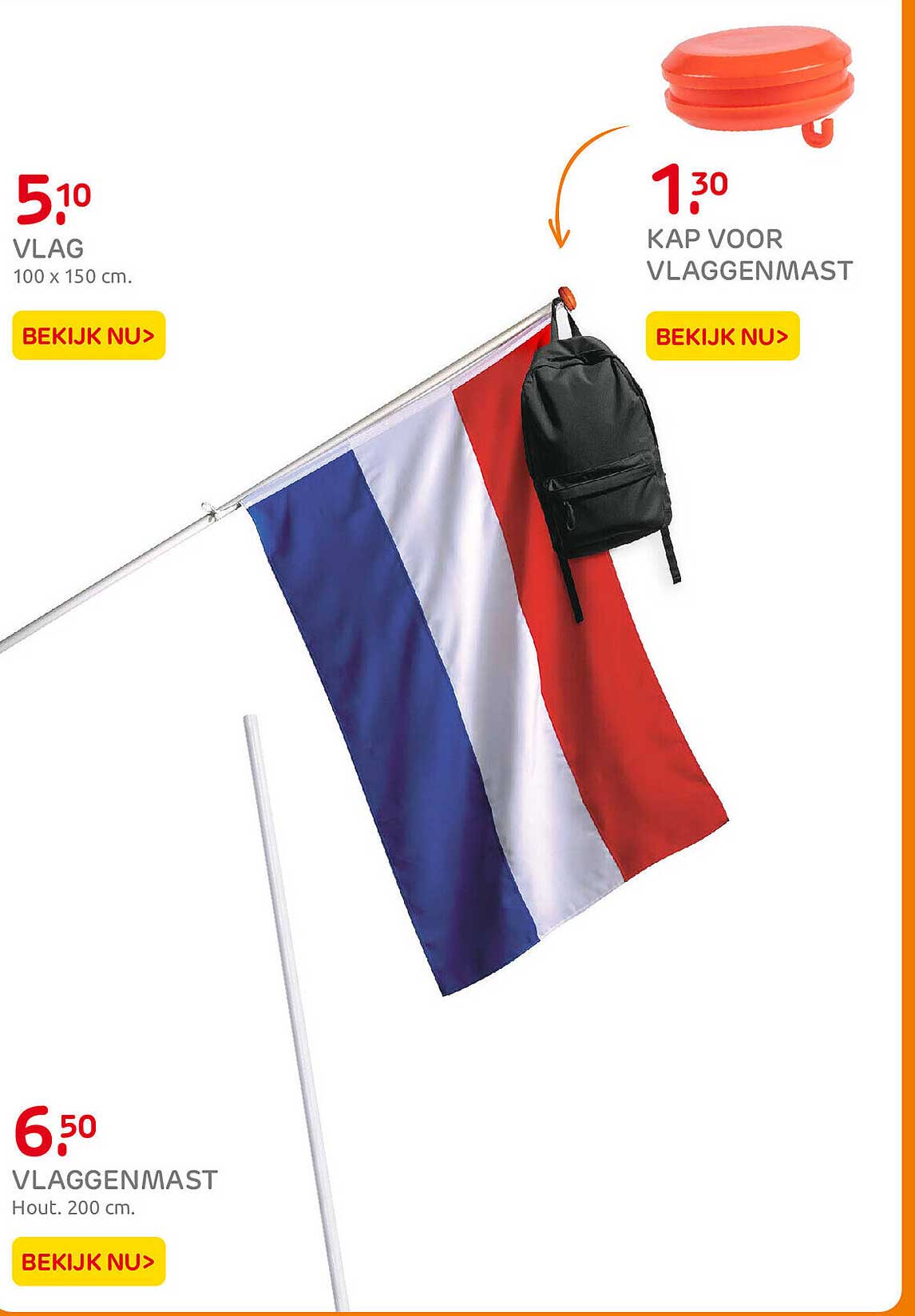 VLAG 100 x 150 cm.