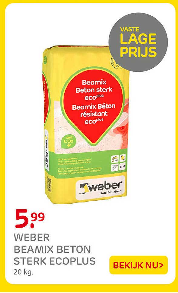 WEBER BEAMIX BETON STERK ECOPLUS