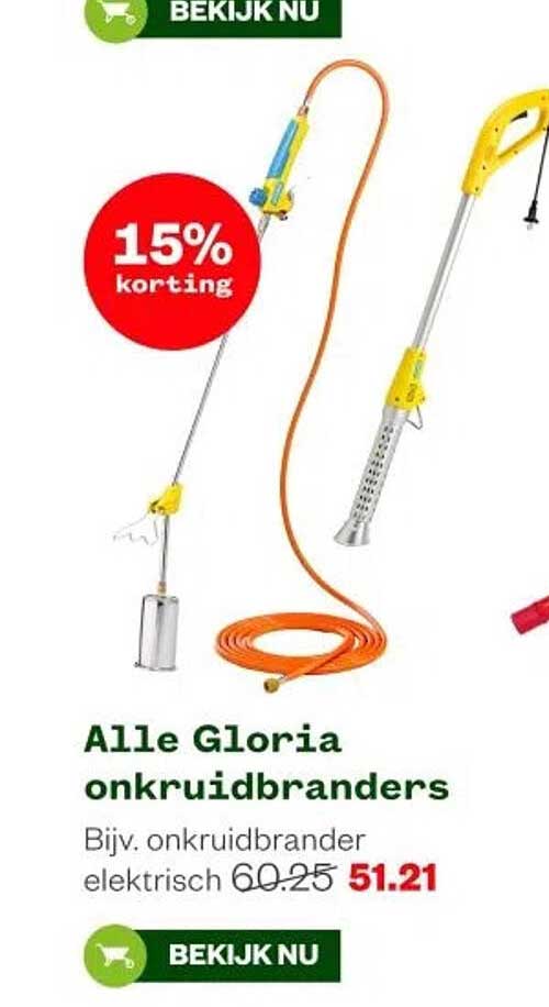 Alle Gloria onkruidbranders