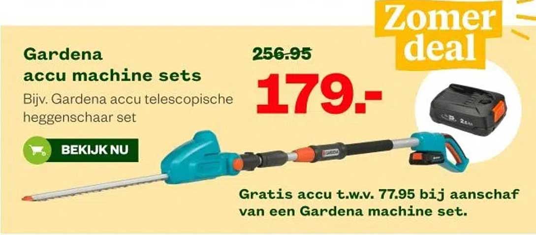 Gardena accu machine sets